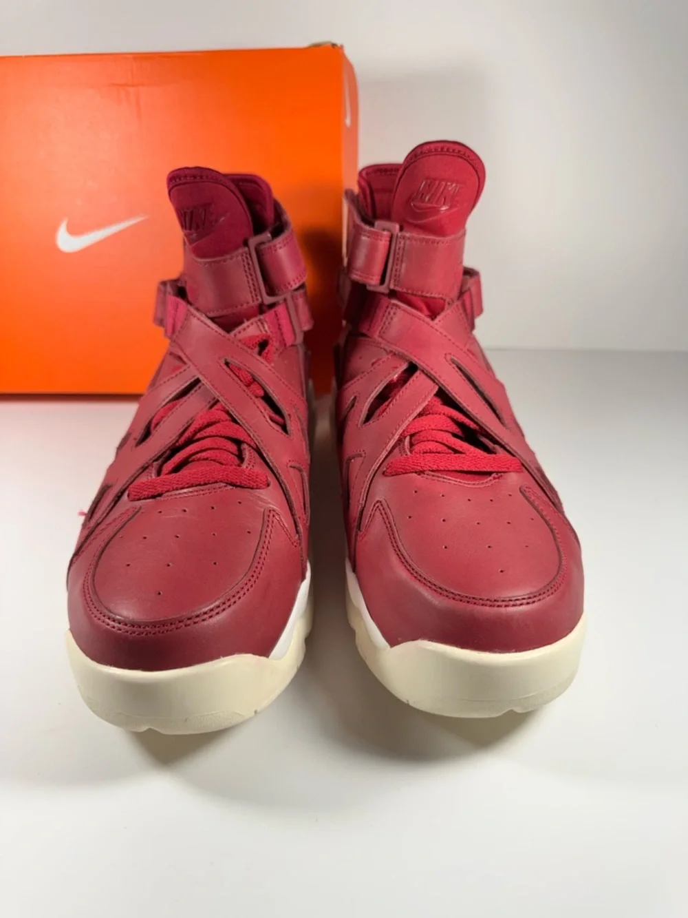 Sold Nike Air Unlimited Noble Red Sail David Robinson Men's 11.5 Rare Sneakers